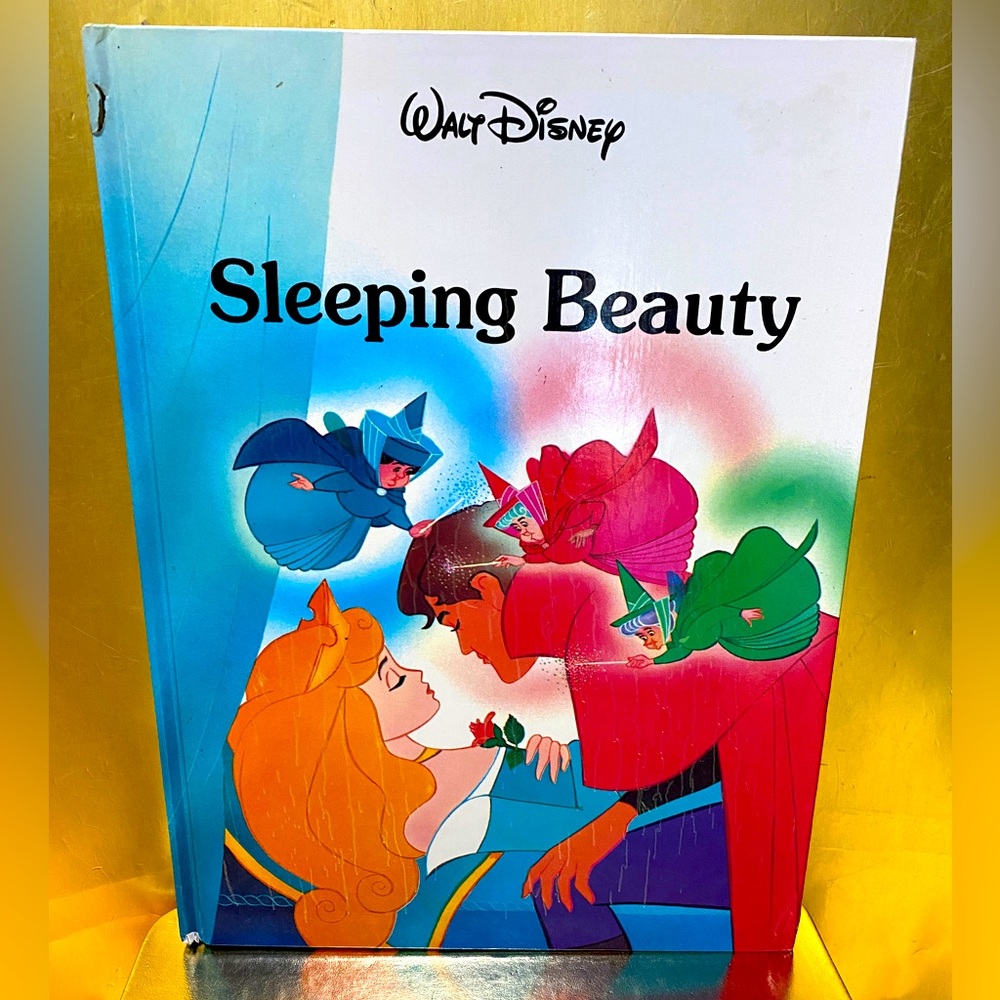 WALT DISNEY SLEEPING BEAUTY VTG 1986 HARD COVER PICTURE STORYBOOK GALLERY BOOKS